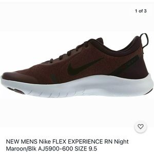 MENS Nike FLEX EXPERIENCE RN Night Maroon 9.5